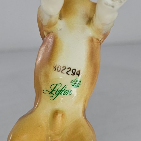 Vintage Lefton Boxer Dog Figurine Standing H02294 - Picture 8 of 8